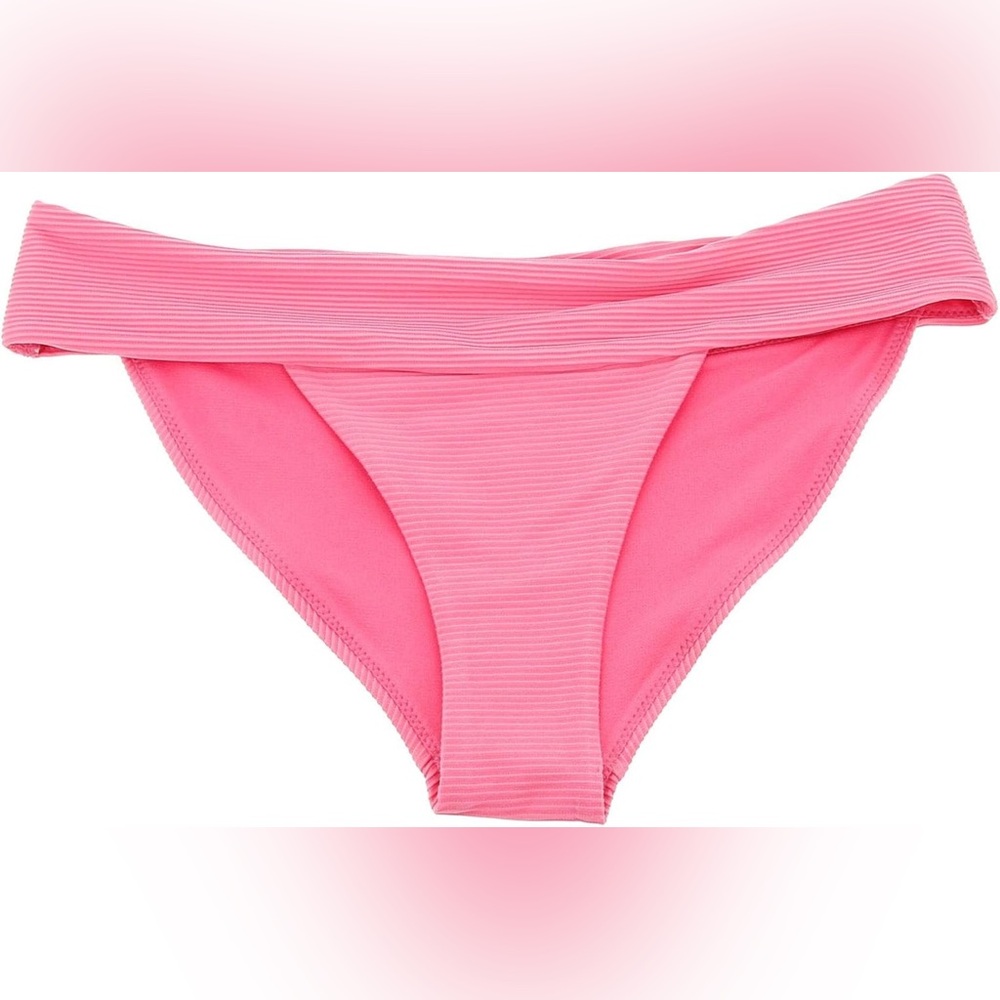 Only 18” Waist BNWT Ribbed Barbie Bikini Bottom, Pink, Size XL.